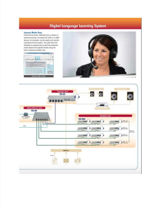 
The Ampere Listening Station II digital language learning system